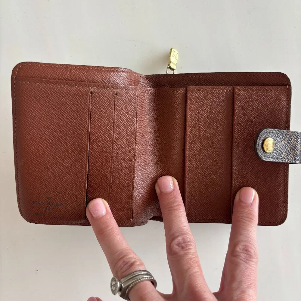 Louis Vuitton Monogram Compact Zippy Wallet